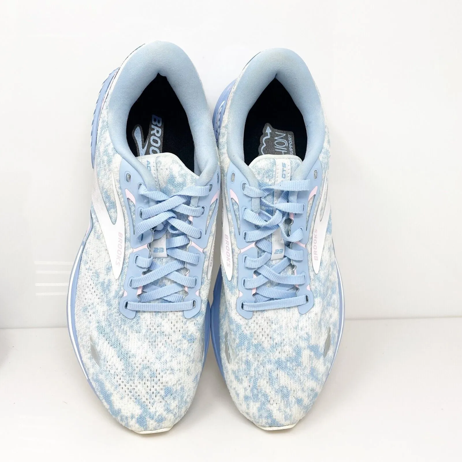 Brooks Womens Adrenaline GTS 23 1203811B493 Blue Running Shoes Sneakers 10.5 B