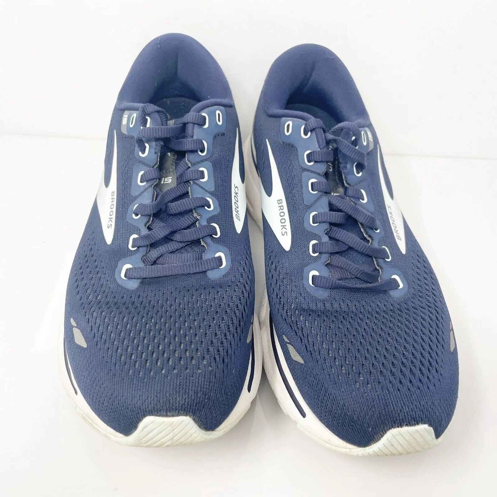 Brooks Womens Ghost 15 1203801B450 Blue Running Shoes Sneakers Size 10 B