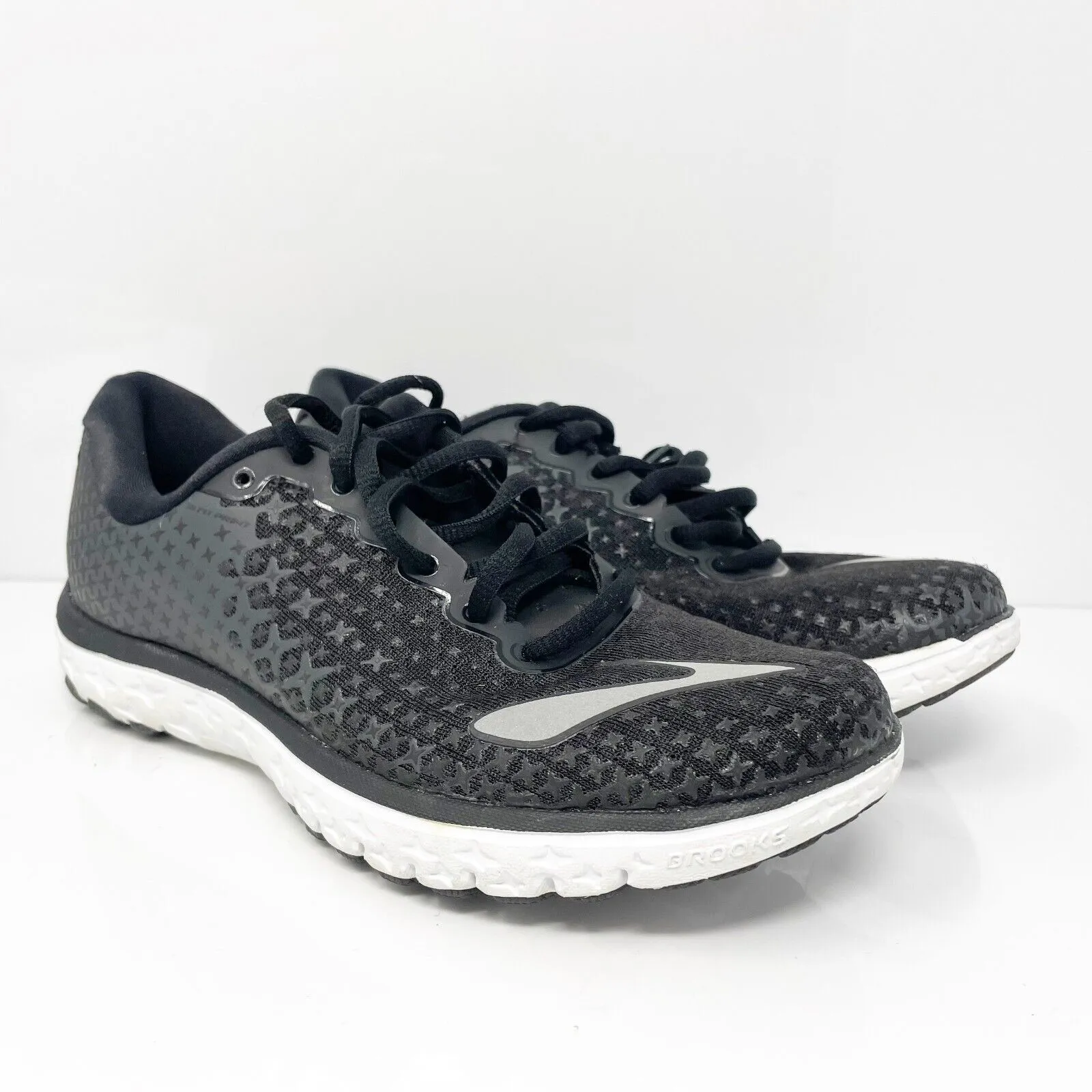 Brooks Womens Pure Flow 5 1202071B028 Black Running Shoes Sneakers Size 6.5 B