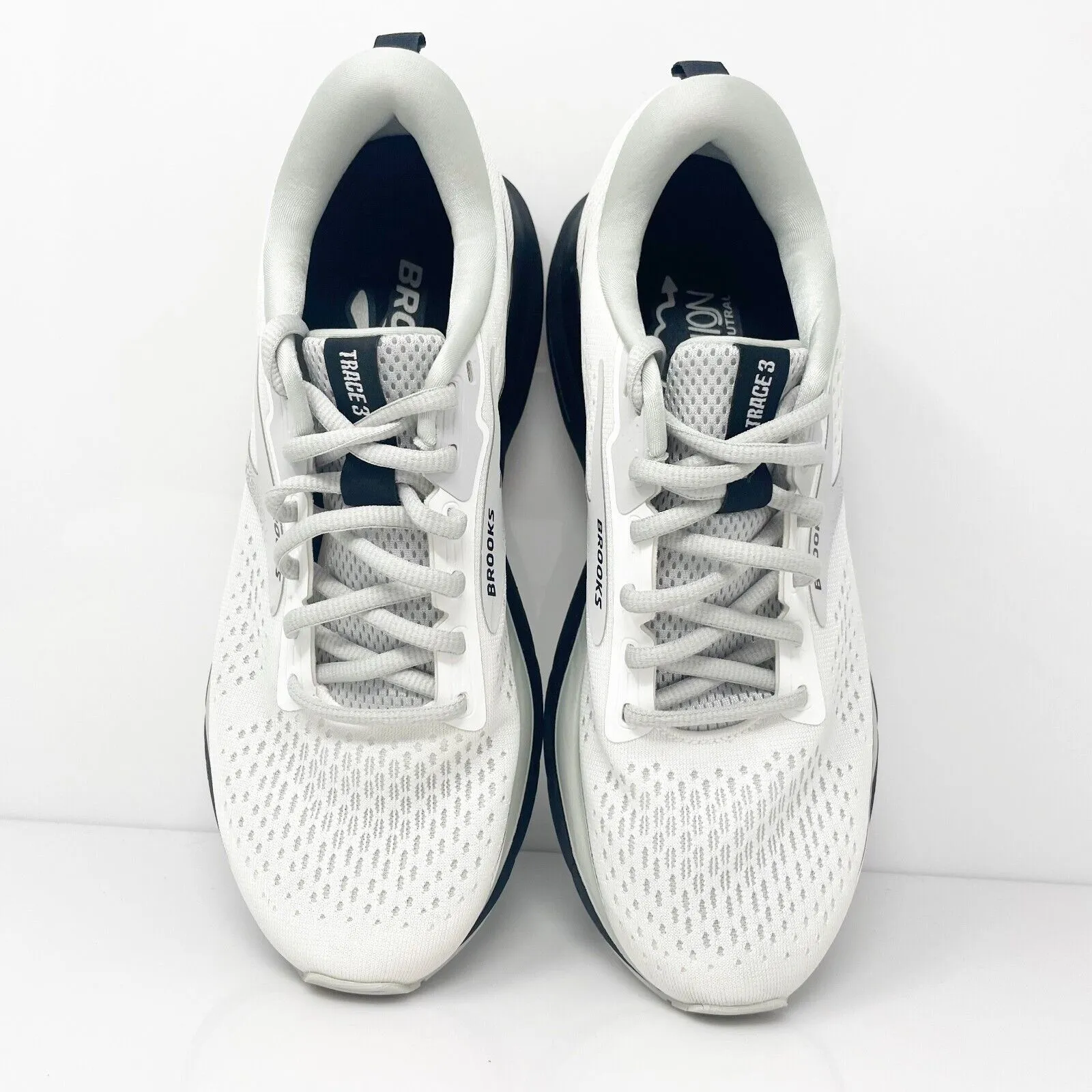 Brooks Womens Trace 3 1204011B191 White Running Shoes Sneakers Size 8 B