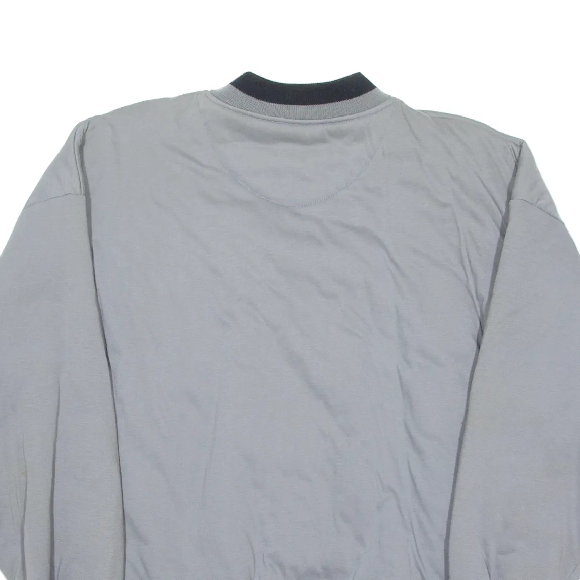 BST Boston Baseball Mens Sweatshirt Grey 1/4 Zip XL