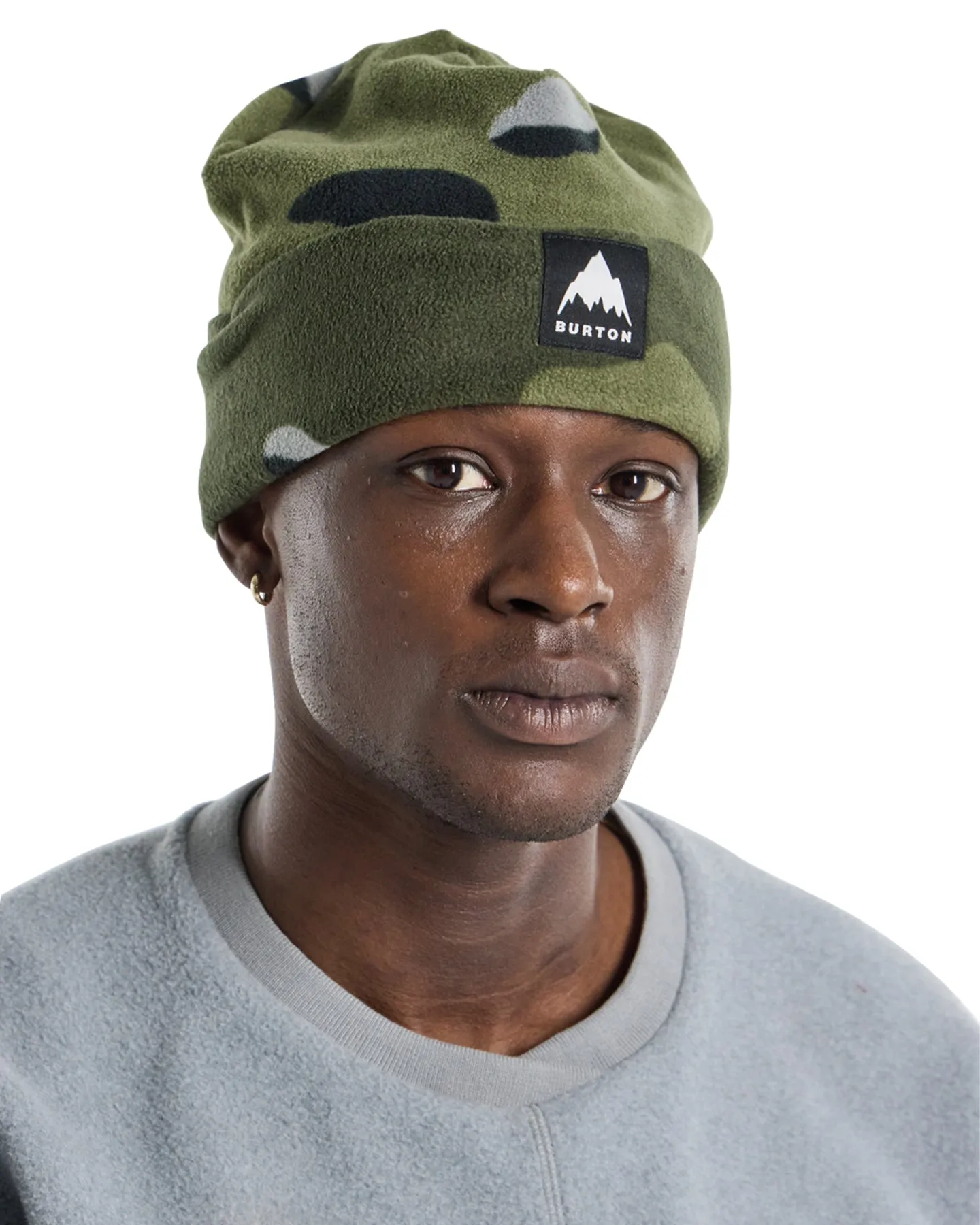 Burton Burke Beanie - Forest Moss Cookie Camo | Shop Headwear at Trojan Wake Ski Snow & Snow Skiers Warehouse