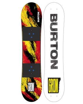 Burton Kids' Grom Ketchup Snowboard - Ketchup/Mustard - 2024 | Shop Snowboards at Trojan Wake Ski Snow & Snow Skiers War