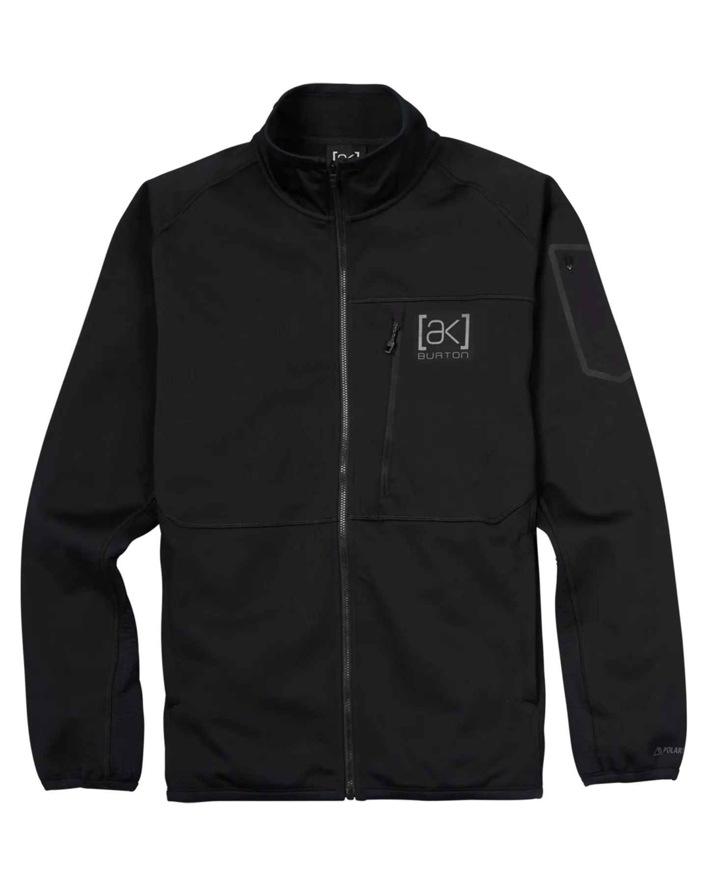 Burton Men's [ak]® Helium Power Grid™ Full-Zip Fleece - True Black