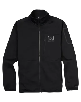 Burton Men's [ak]® Helium Power Grid™ Full-Zip Fleece - True Black