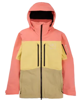 Burton Men's [ak]® Swash Gore‑Tex 2L Snow Jacket - Reef Pink/Buttermil