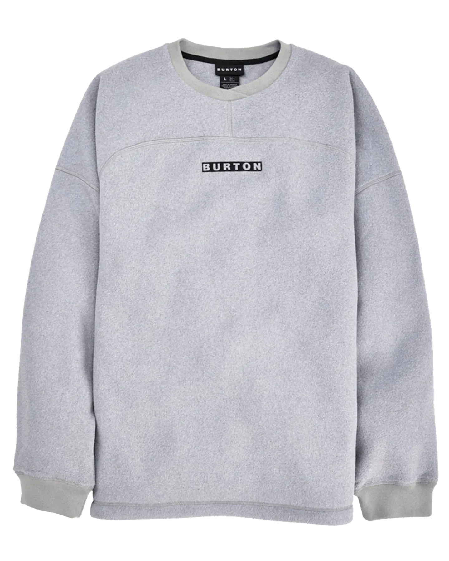 Burton Men's Cinder Crewneck Fleece - Gray Heather