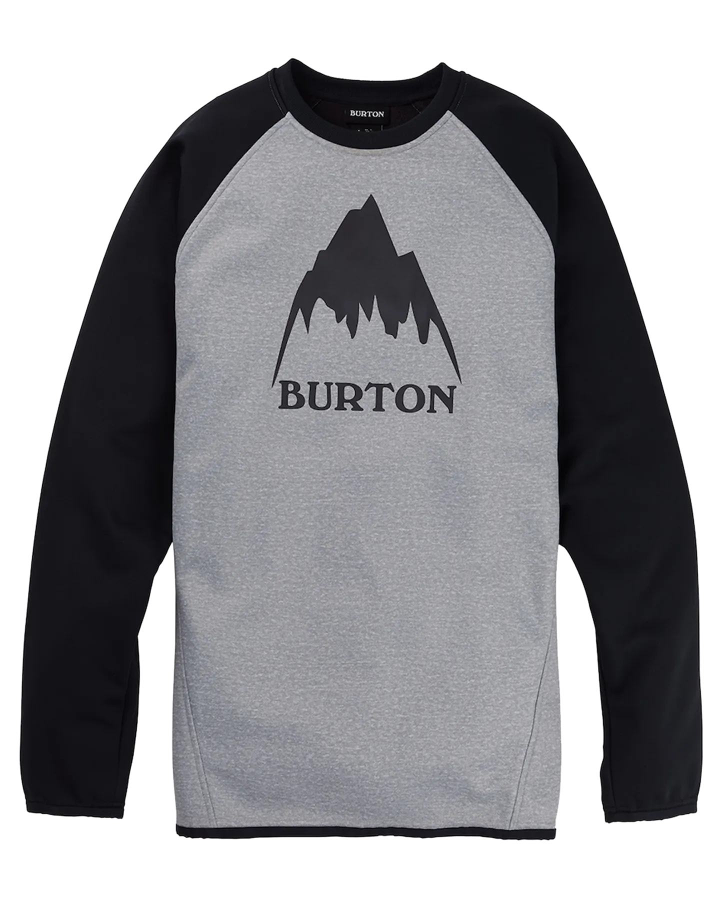 Burton Men's Crown Weatherproof Pullover Crewneck Fleece - Gray Heathe