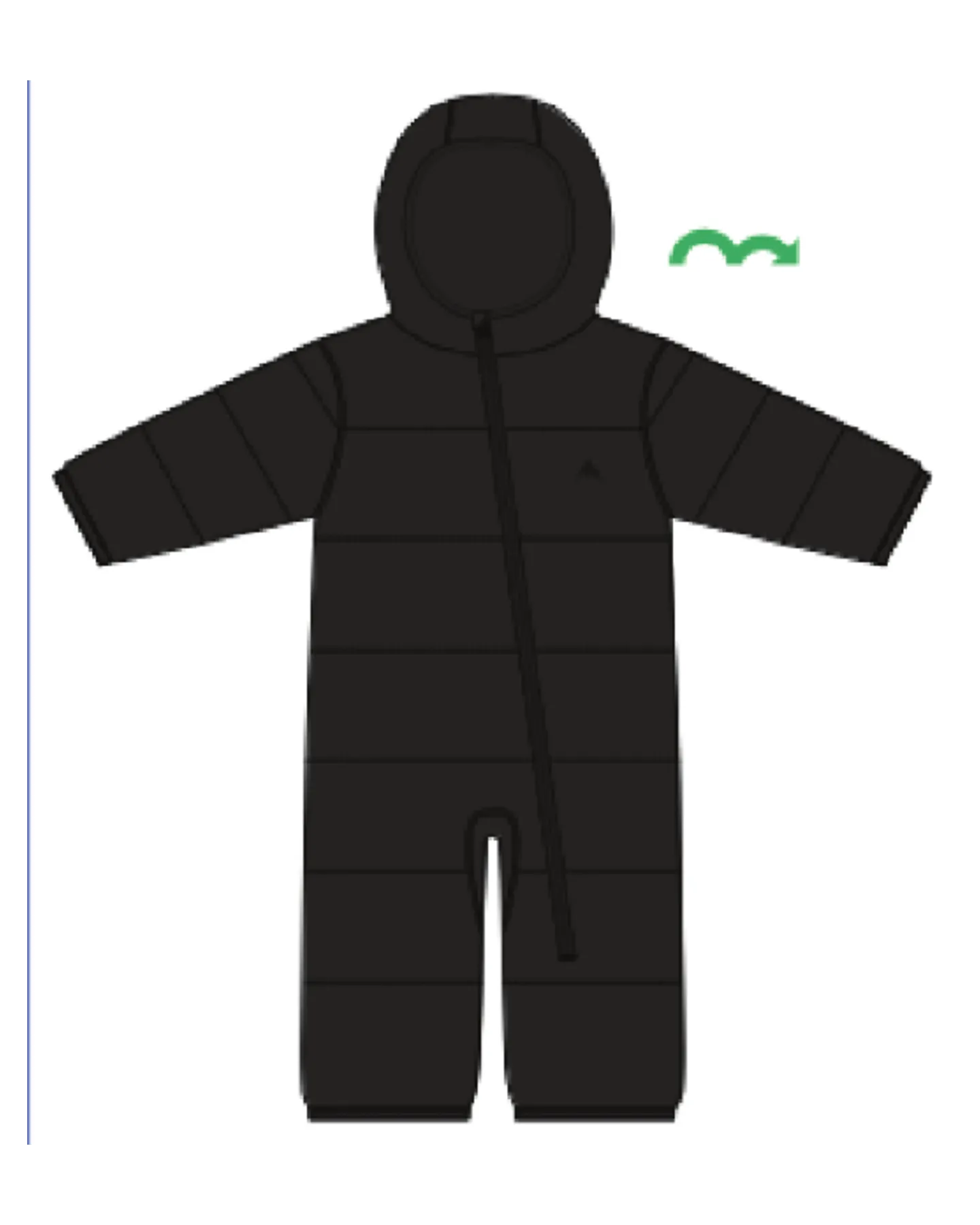 Burton Toddlers' Buddy Bunting Snow Suit - True Black