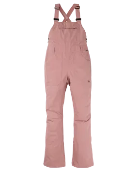 Burton Women's Avalon Gore-Tex 2L Bib Snow Pants - Powder Blush | Shop Snow Pants & Suits at Trojan Wake Ski Snow & 