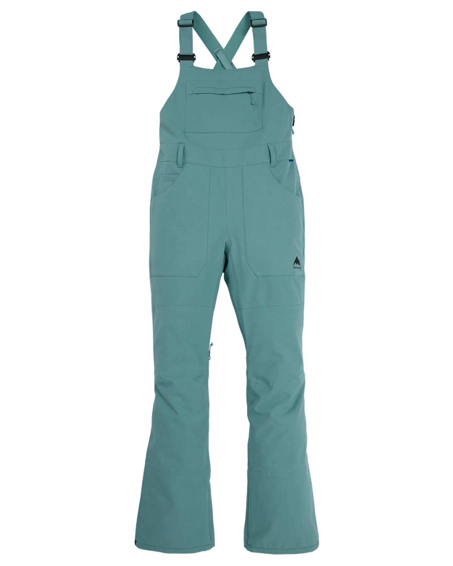 Burton Women's Avalon Stretch 2L Bib Snow Pants - Rock Lichen | Shop Snow Pants & Suits at Trojan Wake Ski Snow & Sn