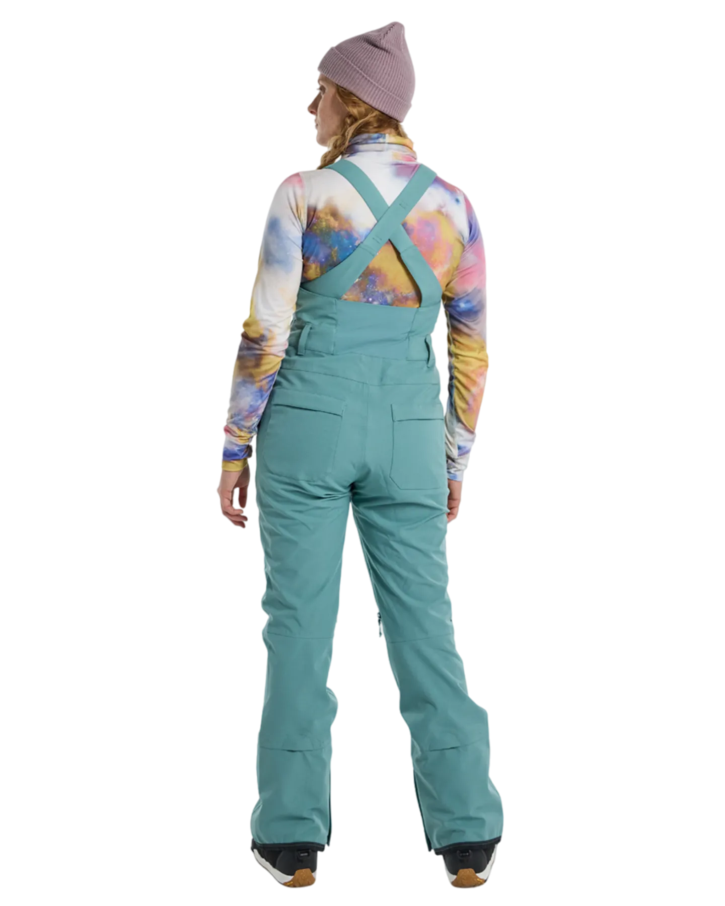 Burton Women's Avalon Stretch 2L Bib Snow Pants - Rock Lichen | Shop Snow Pants & Suits at Trojan Wake Ski Snow & Sn