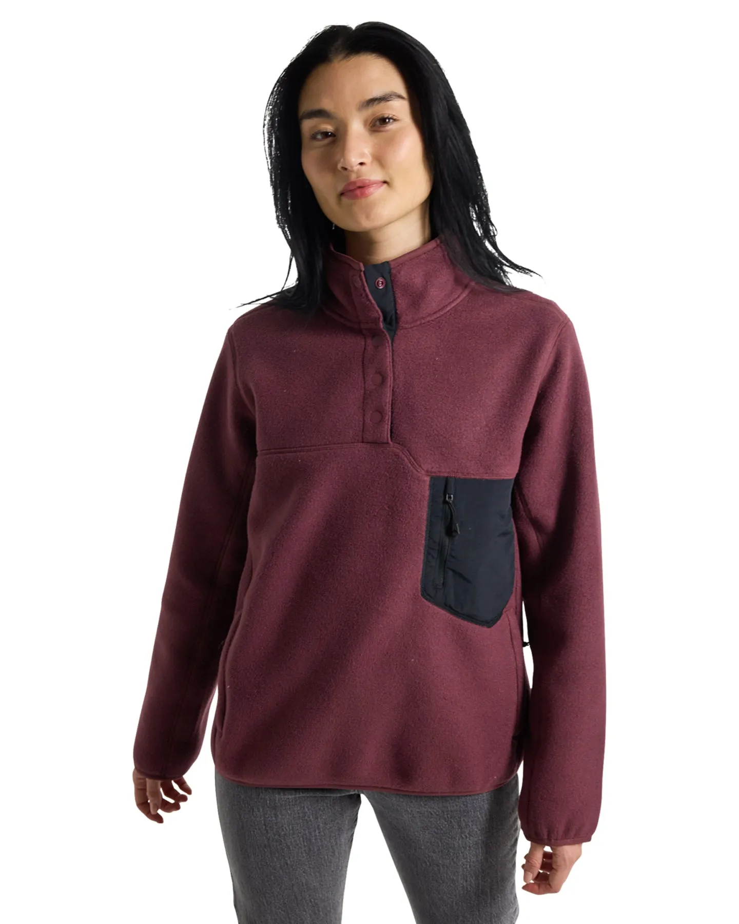 Burton Women's Cinder Fleece Pullover - Almandine