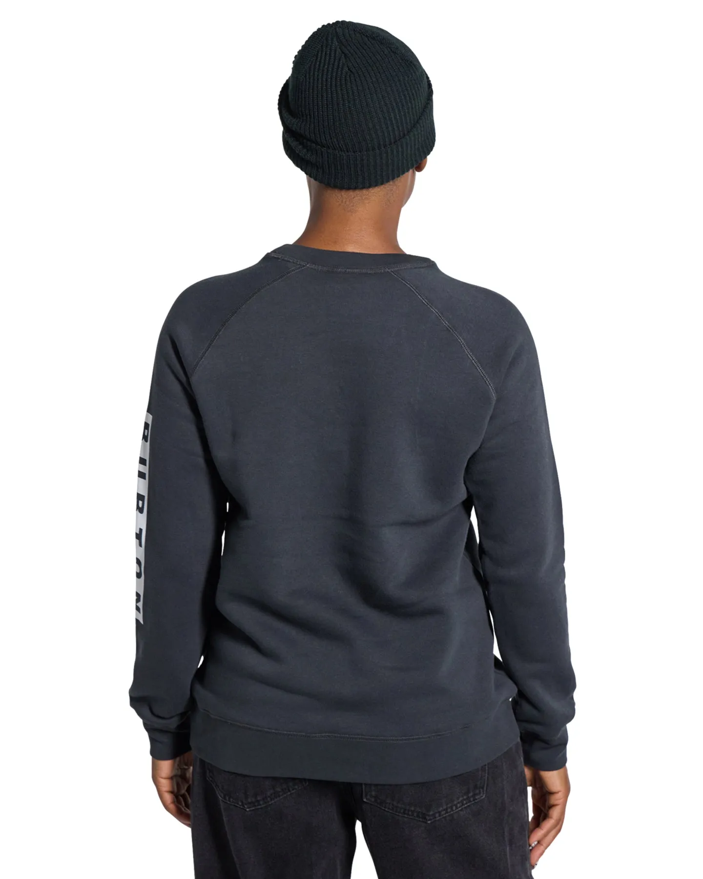 Burton Women's Elite Crewneck - True Black | Shop Clothing at Trojan Wake Ski Snow & Snow Skiers Warehouse