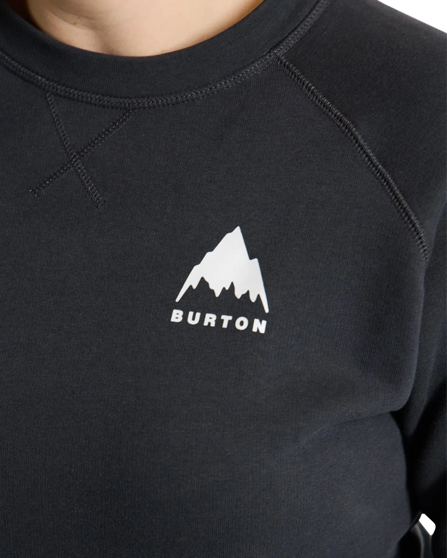 Burton Women's Elite Crewneck - True Black | Shop Clothing at Trojan Wake Ski Snow & Snow Skiers Warehouse