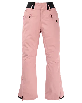 Burton Women's Marcy High Rise Stretch 2L Snow Pants - Powder Blush | Shop Snow Pants & Suits at Trojan Wake Ski Snow &a