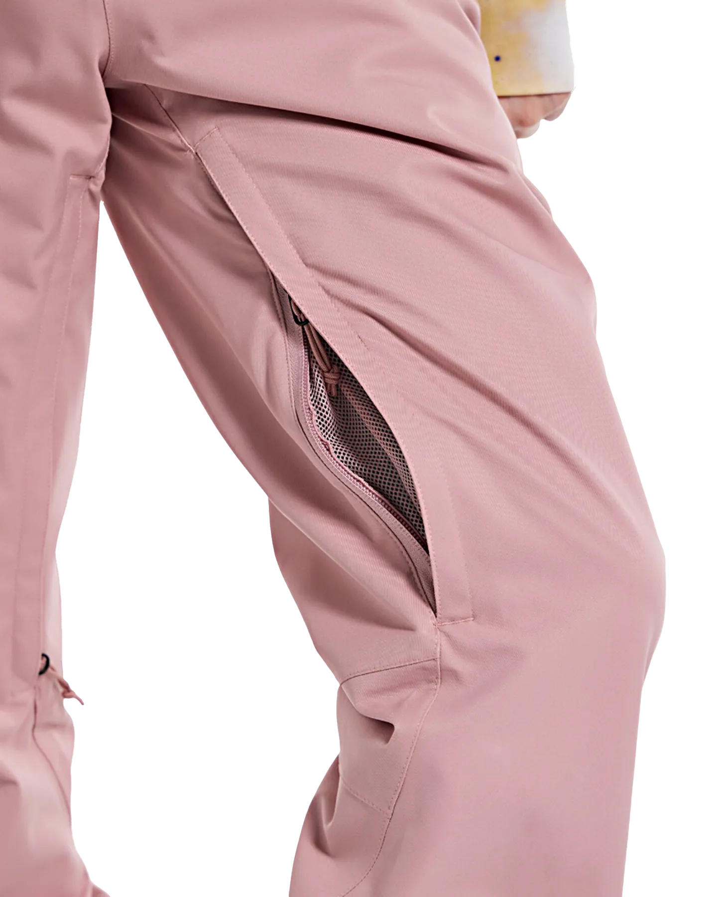 Burton Women's Marcy High Rise Stretch 2L Snow Pants - Powder Blush | Shop Snow Pants & Suits at Trojan Wake Ski Snow &a