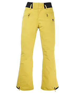 Burton Women's Marcy High Rise Stretch 2L Snow Pants - Sulfur | Shop Snow Pants & Suits at Trojan Wake Ski Snow & Sn