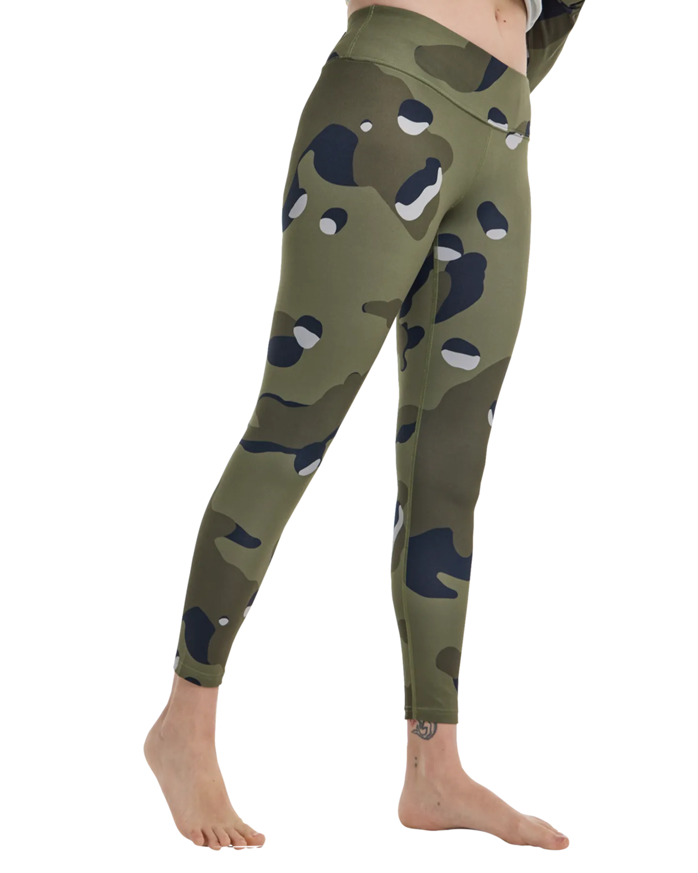 Burton Women's Midweight Base Layer Pants - Forest Moss Cookie Camo | Shop Long Johns at Trojan Wake Ski Snow & Snow Ski