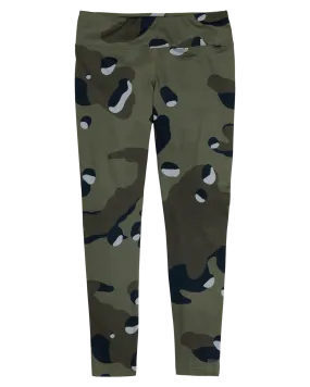 Burton Women's Midweight Base Layer Pants - Forest Moss Cookie Camo | Shop Long Johns at Trojan Wake Ski Snow & Snow Ski