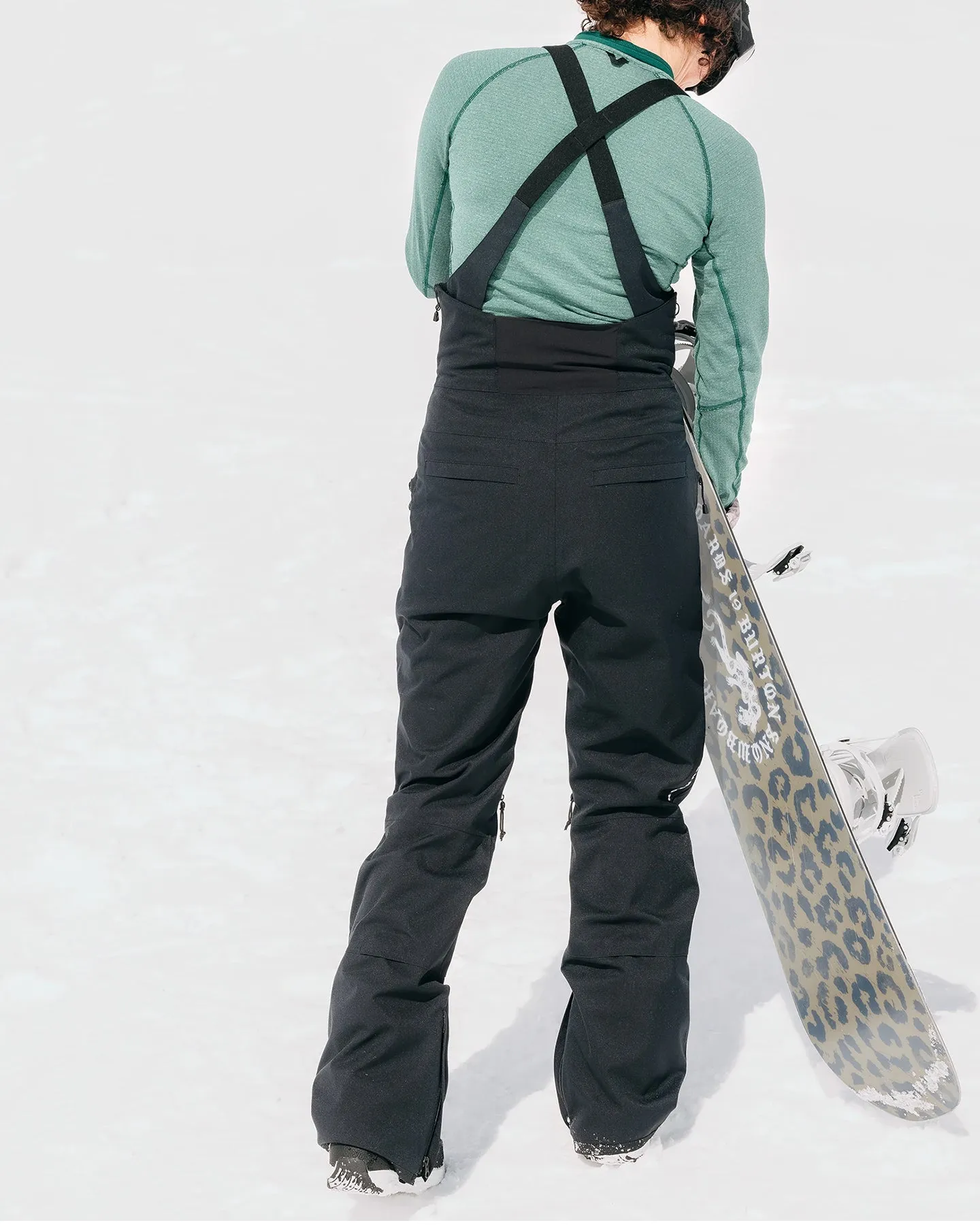 Burton Women's Reserve Stretch 2L Bib Snow Pants - True Black | Shop Snow Pants & Suits at Trojan Wake Ski Snow & Sn