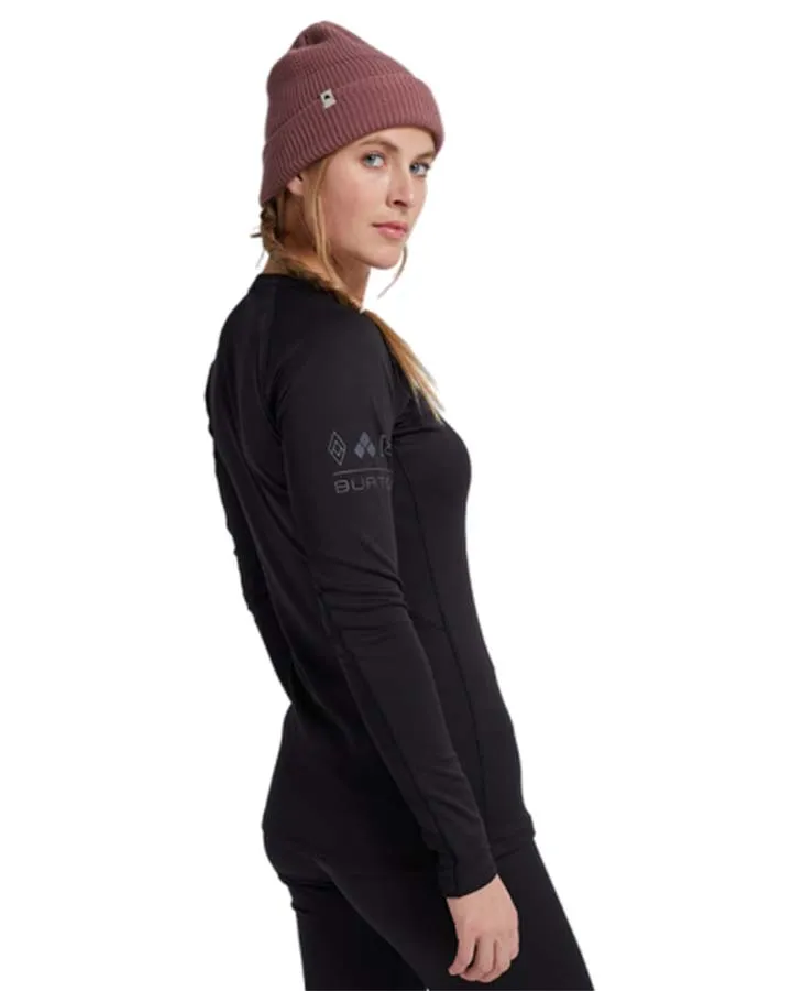 Burton Womens [ak]® Helium Crew - True Black - 2023