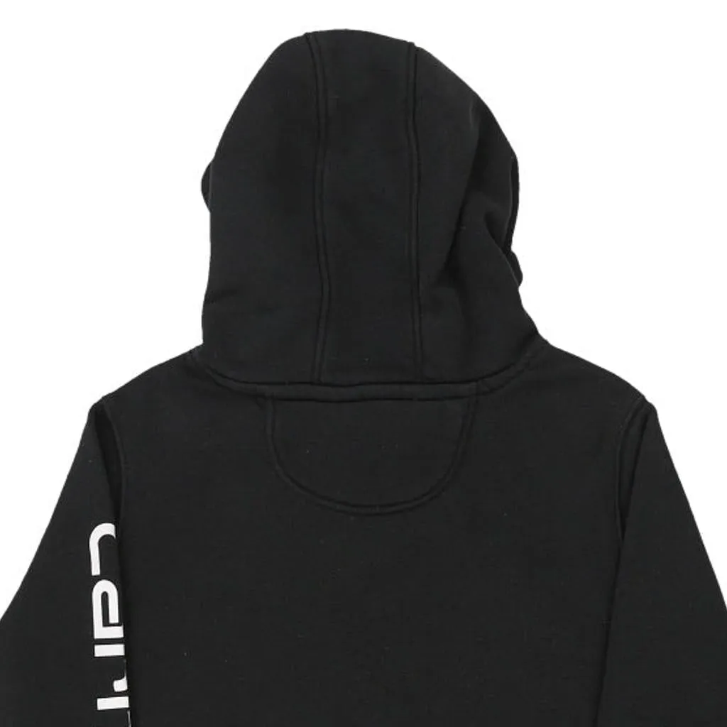 Carhartt Hoodie - Large Black Cotton Blend