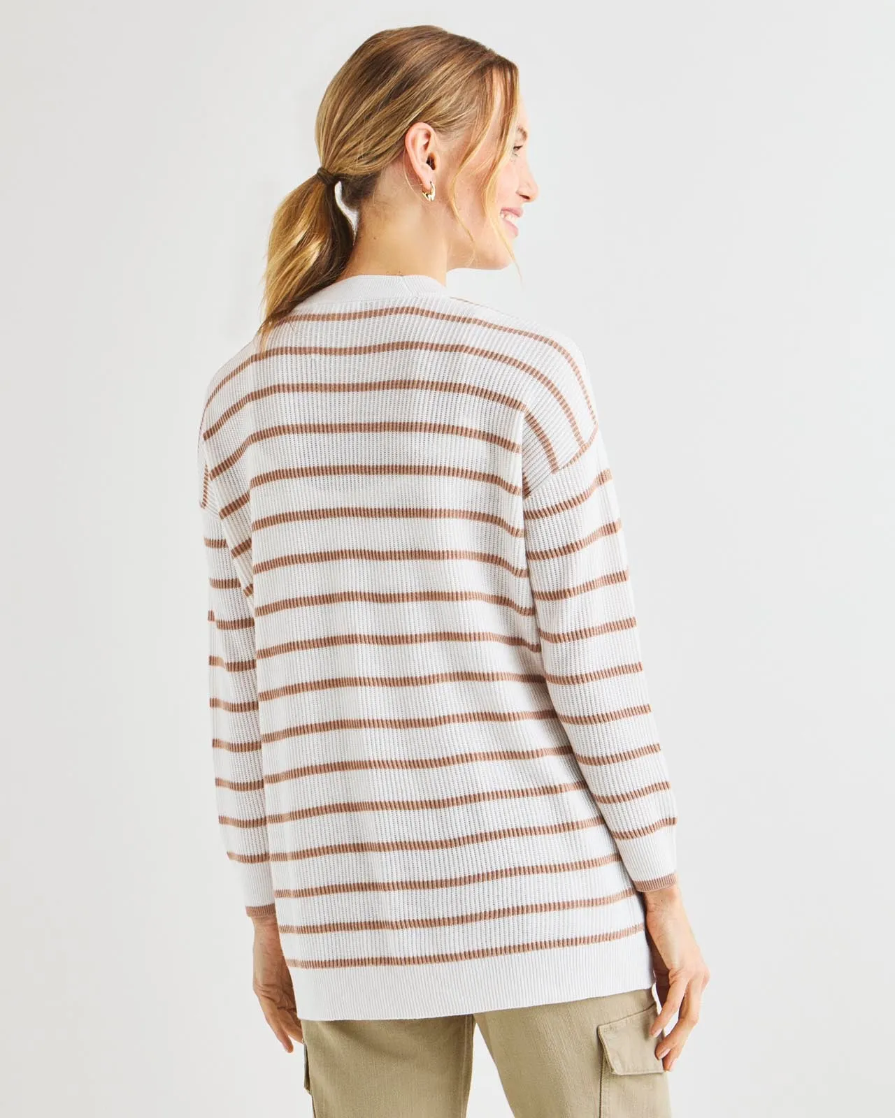 Cashblend Luna Stripe Cardigan