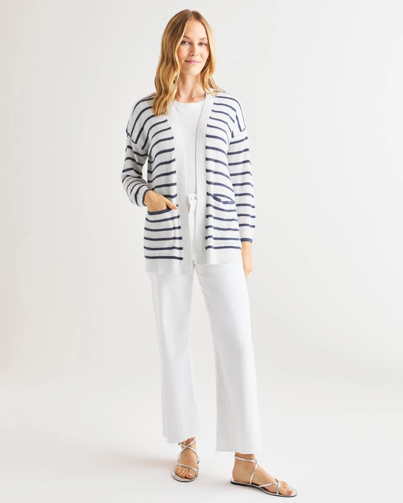 Cashblend Luna Stripe Cardigan