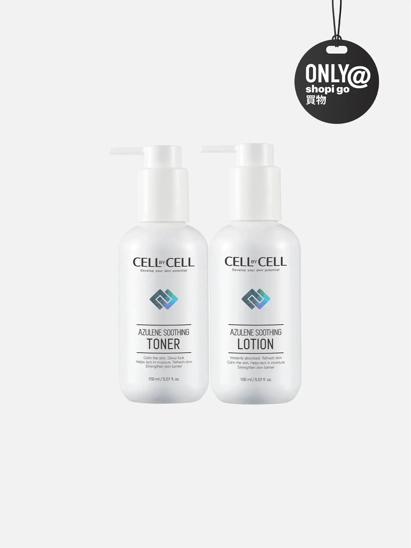CELL BY CELL Azulene Soothing Lotion/Toner - 150 ml*2