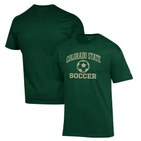 Champion Colorado State Rams Green Soccer Icon T-Shirt