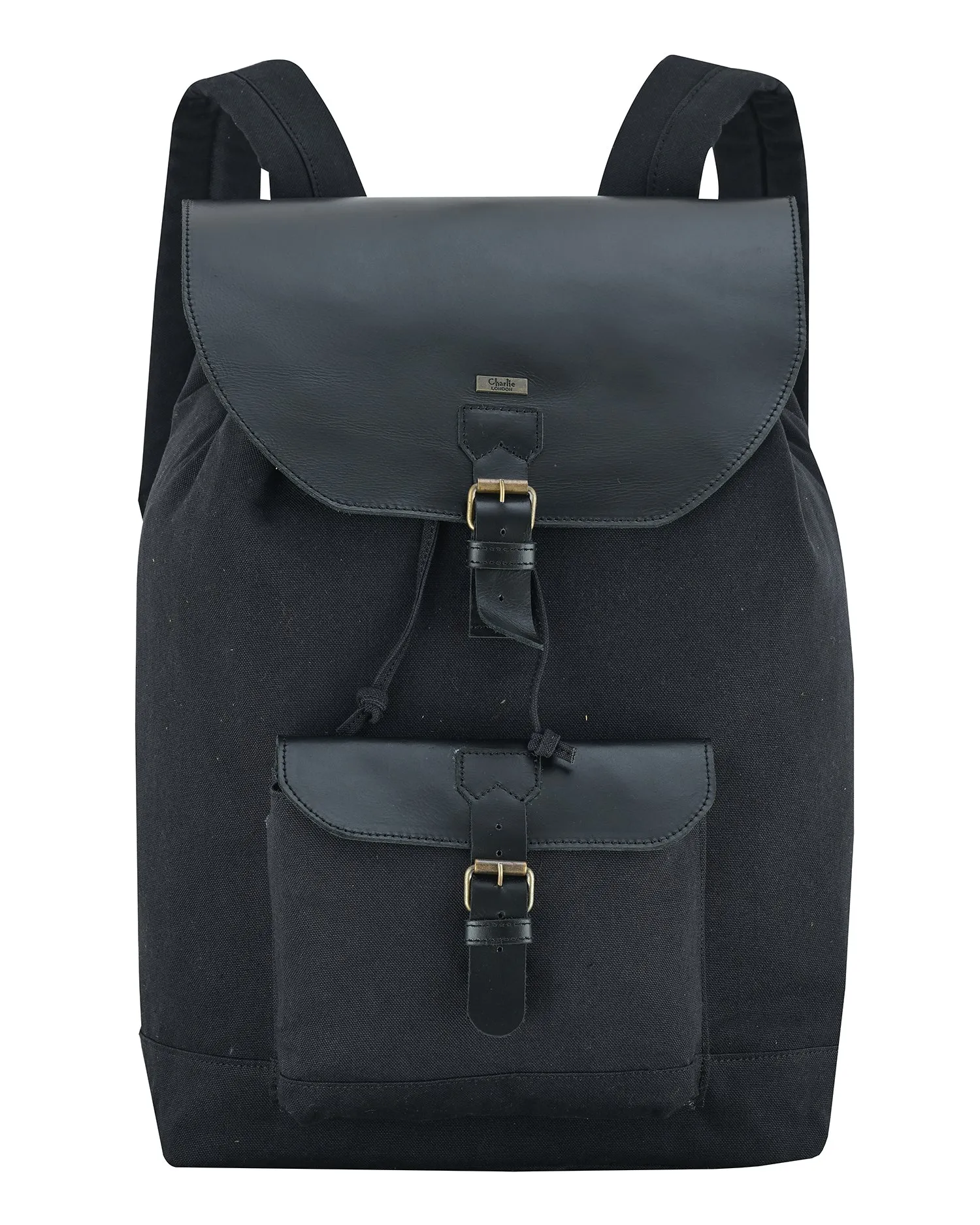 Charlie London Heritage Canvas Casual DayPack, Laptop Backpack