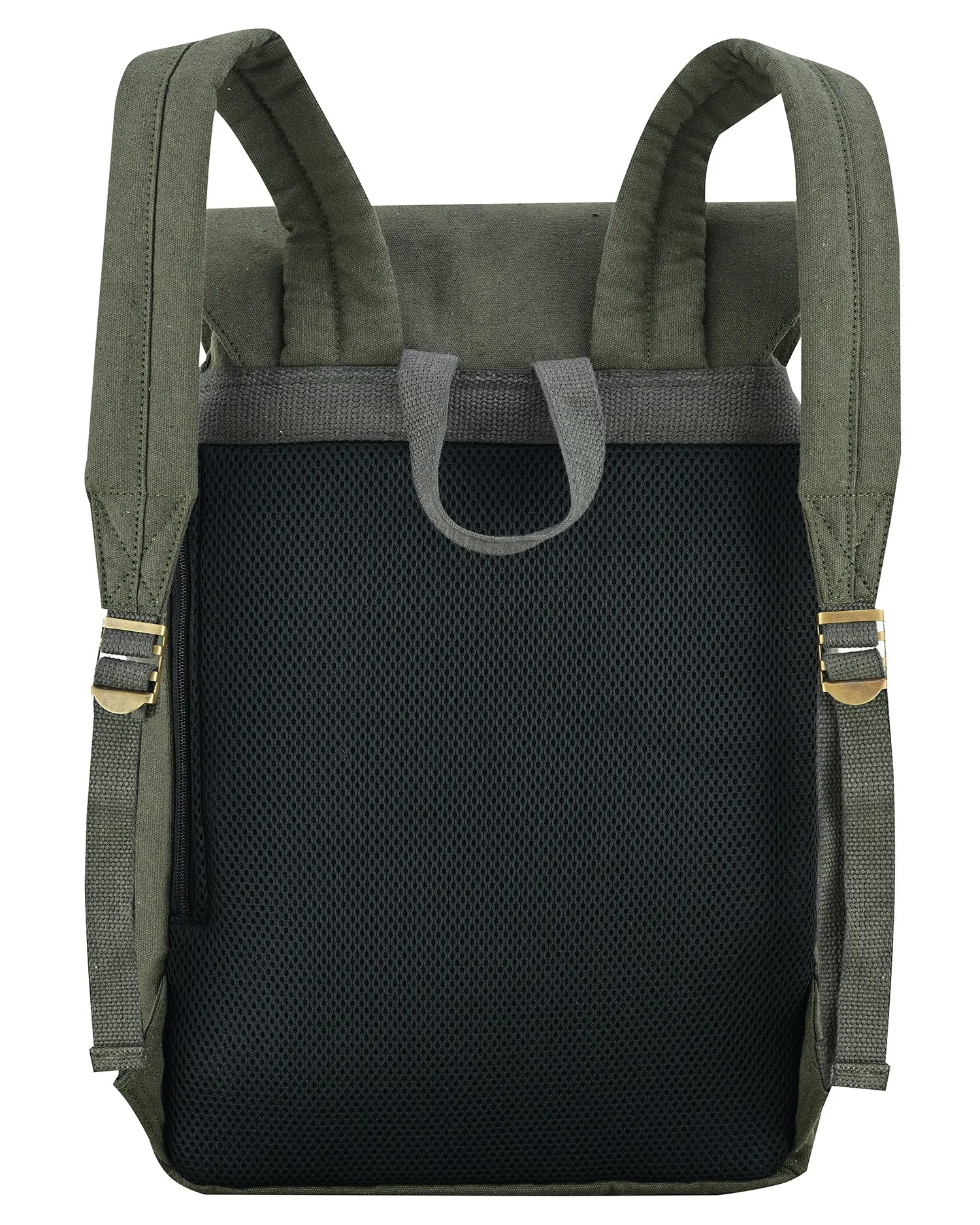 Charlie London Heritage Canvas Casual DayPack, Laptop Backpack