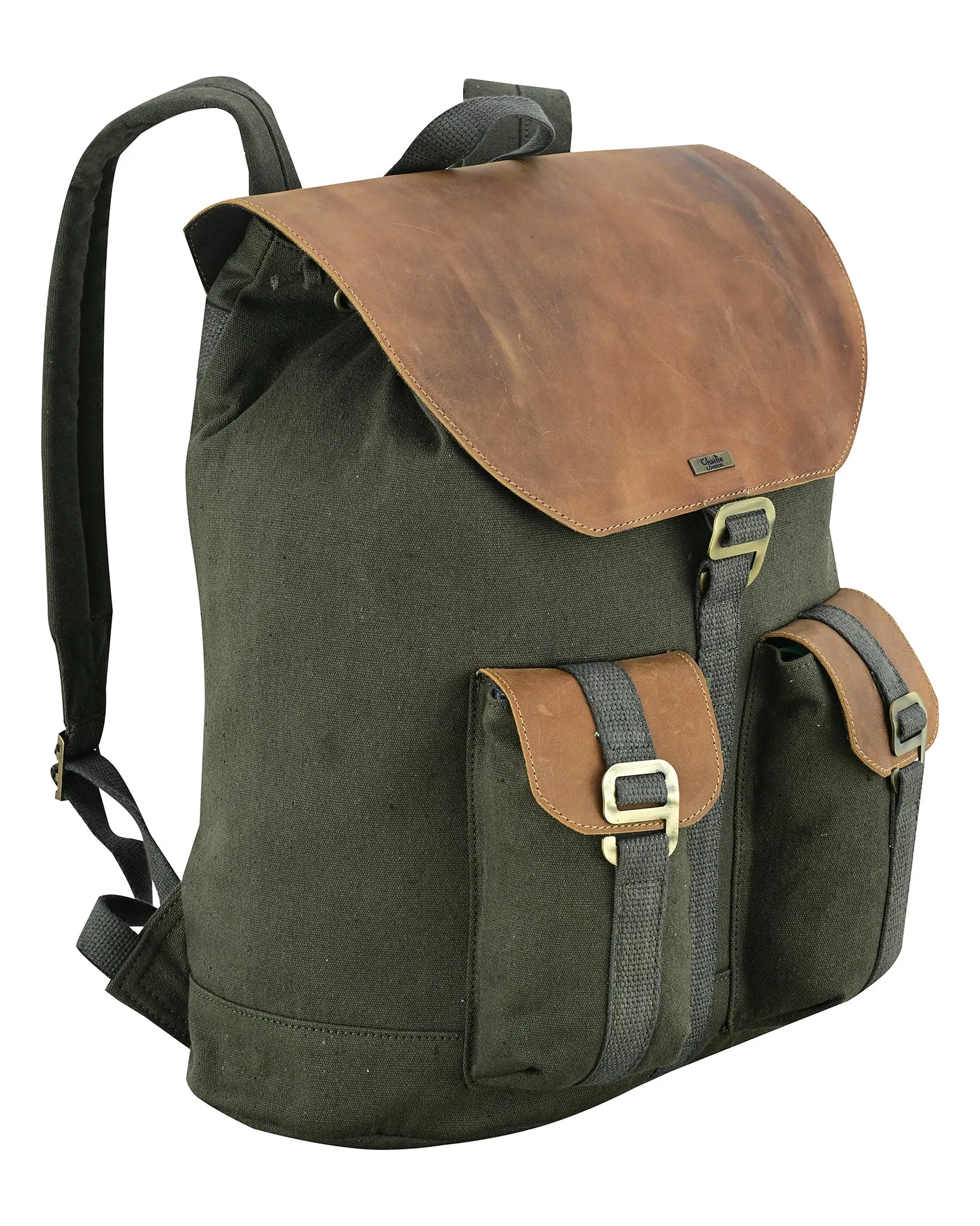 Charlie London Heritage Light Weight Casual DayPack, Laptop Backpack