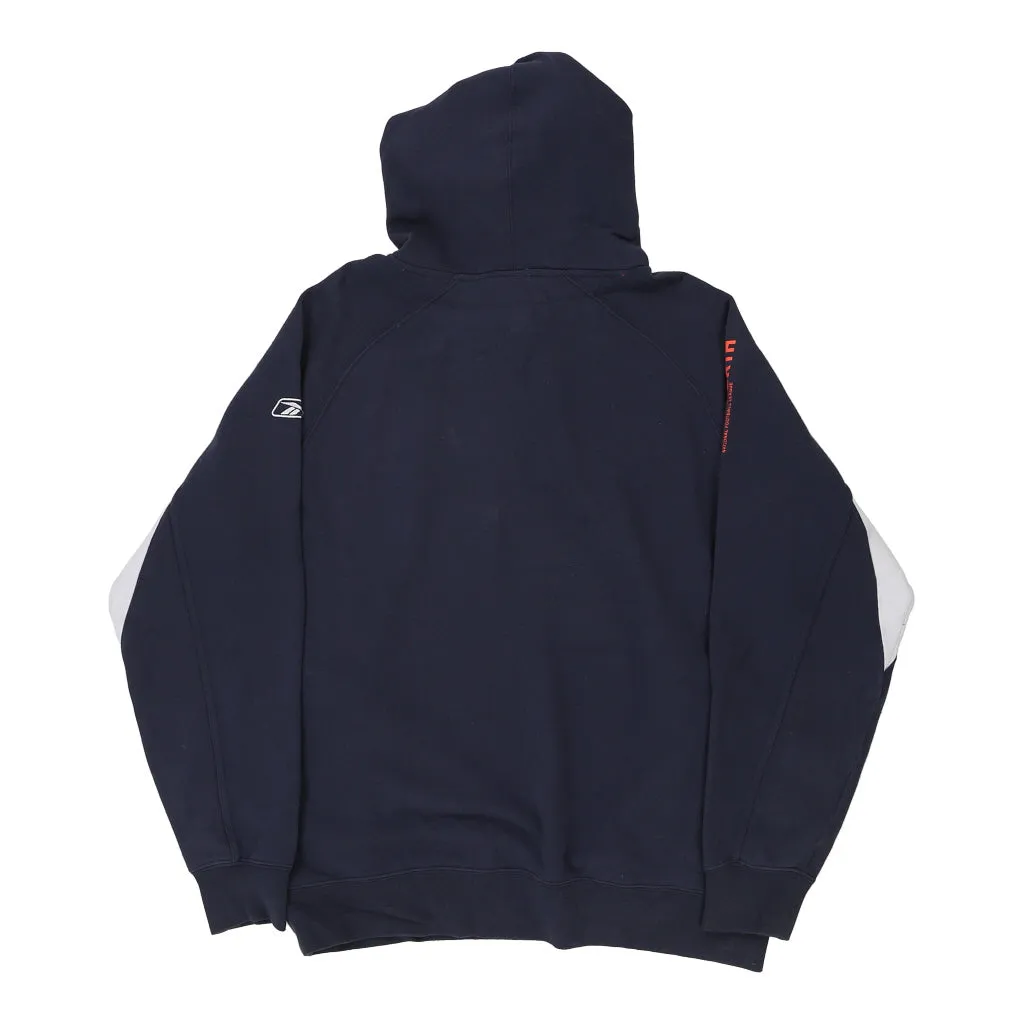 Chicago Bears Reebok NFL Hoodie - Medium Navy Cotton Blend