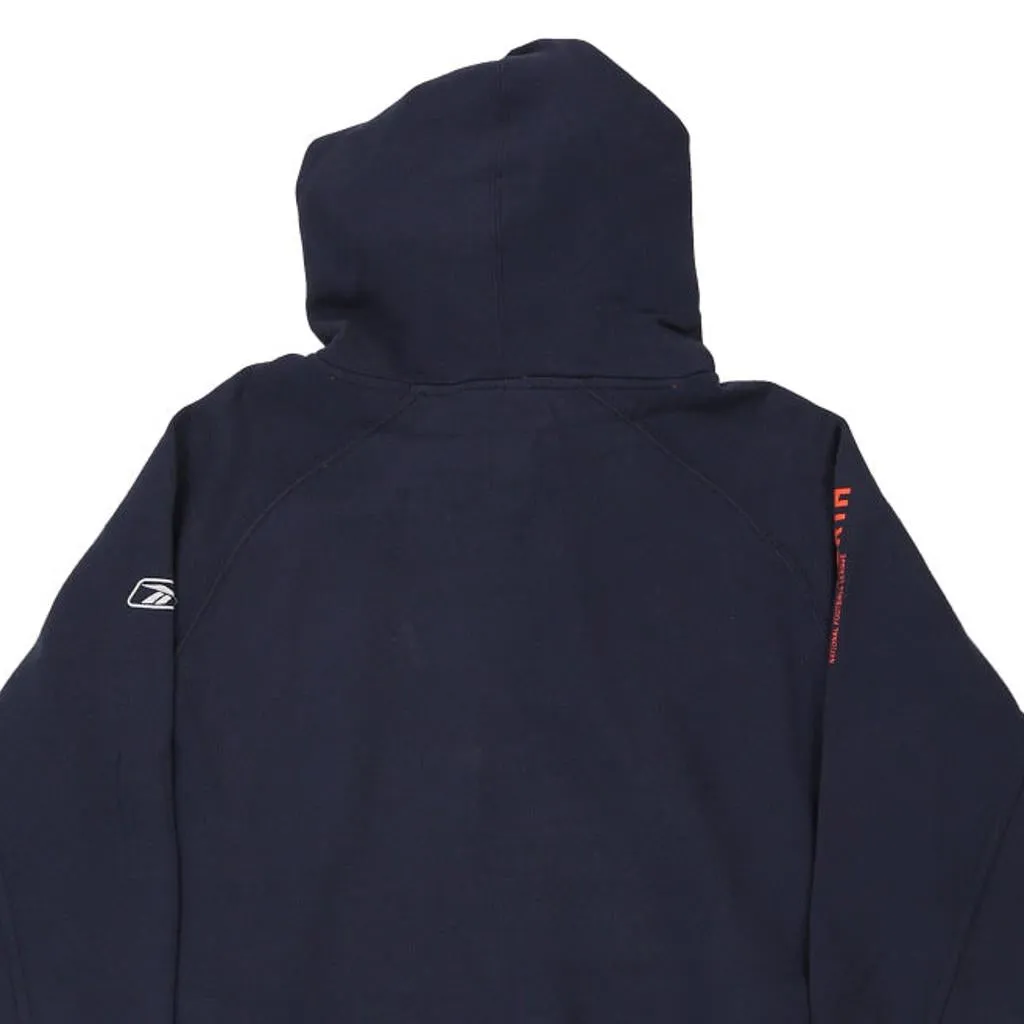 Chicago Bears Reebok NFL Hoodie - Medium Navy Cotton Blend