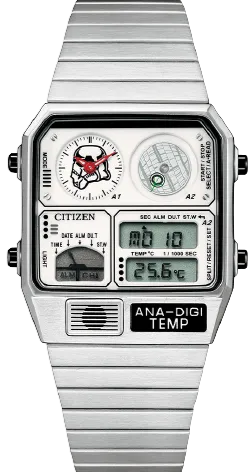 Citizen Retro Analog-Digital X Star Wars Record Label ANA-DIGI Temp JDM Limited Edition Stormtrooper JG2118-59A