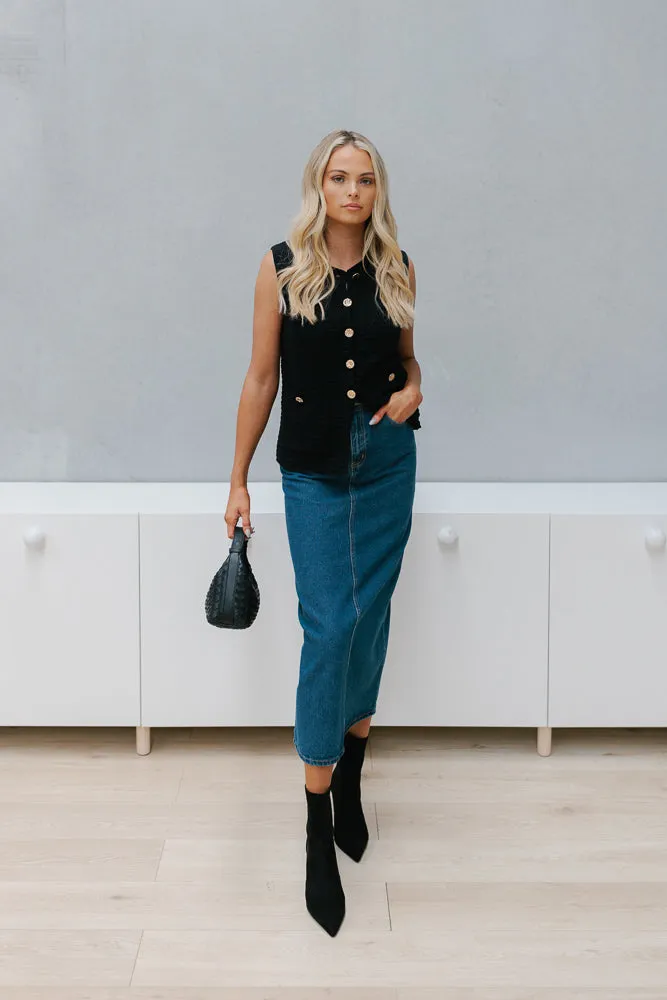 Claree Vest - Black