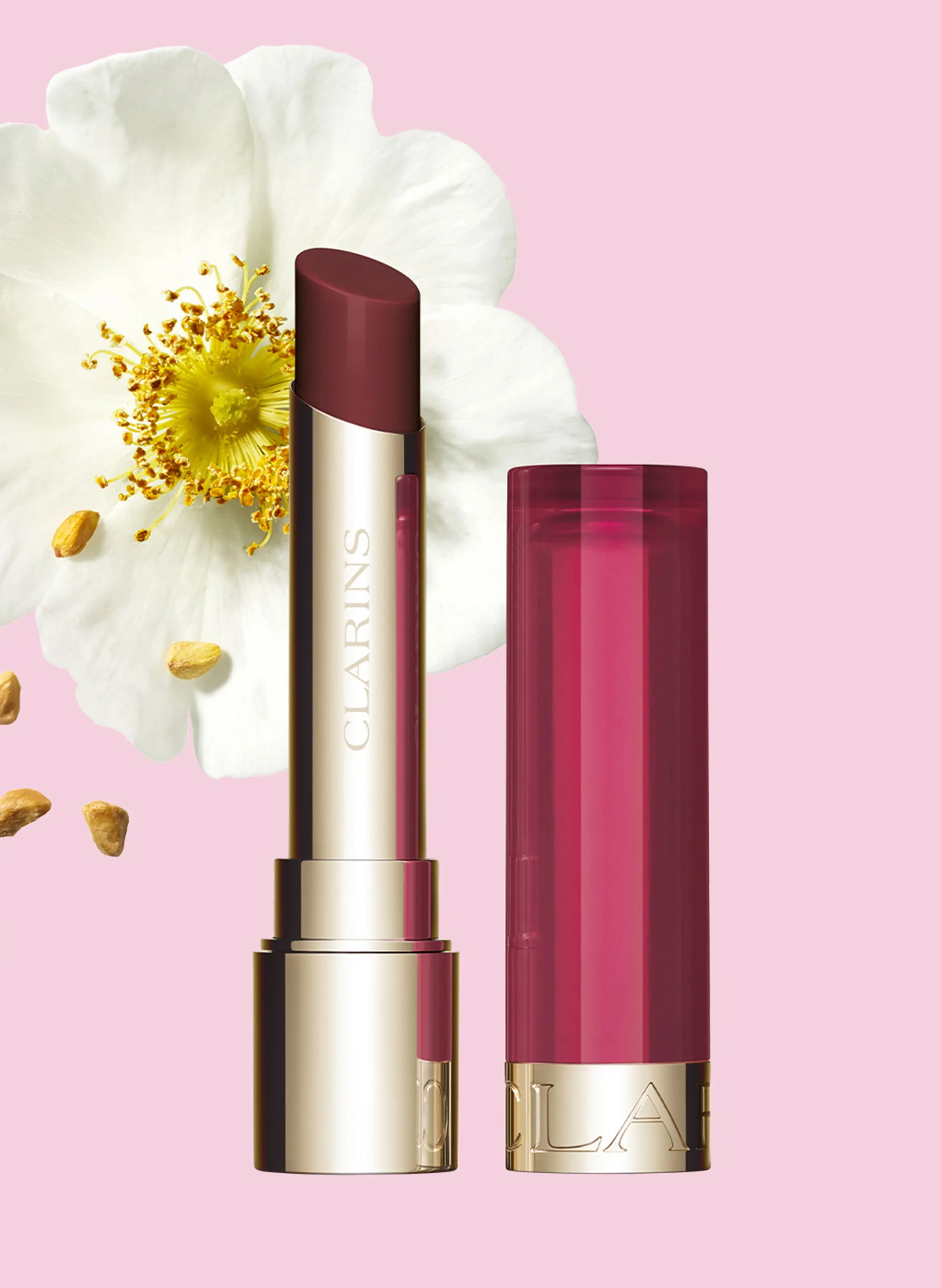 CLARINS PRECIOUS  Lip Oil Balm - Red
