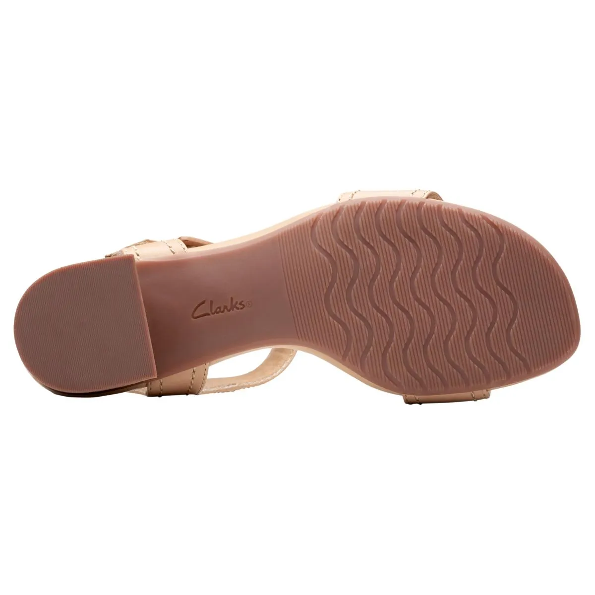      Clarks Collection Desirae Coast Leather Heeled Sandal     