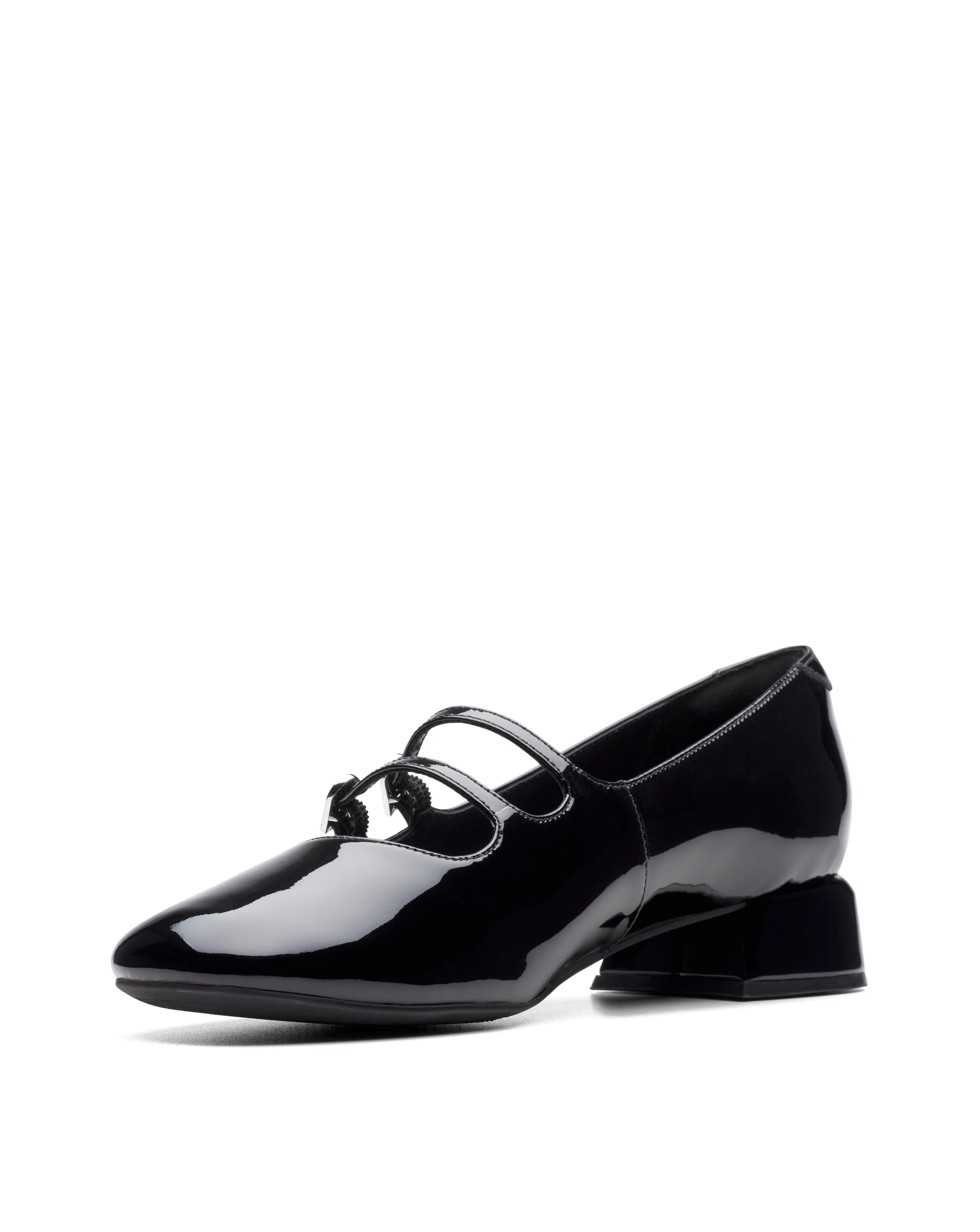 Clarks Daiss 30 Shine Patent Leather Mary Jane Standard Fit | Simply Be