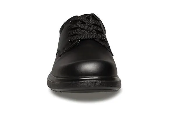 Clarks Daytona Youth Black Leather School Shoes