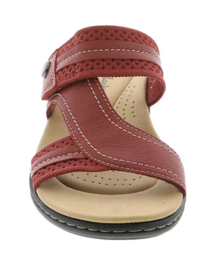 CLARKS LAURIEANN CARA RED LEATHER