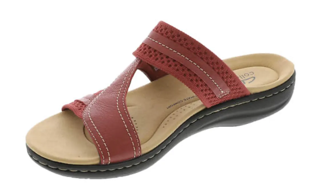 CLARKS LAURIEANN CARA RED LEATHER