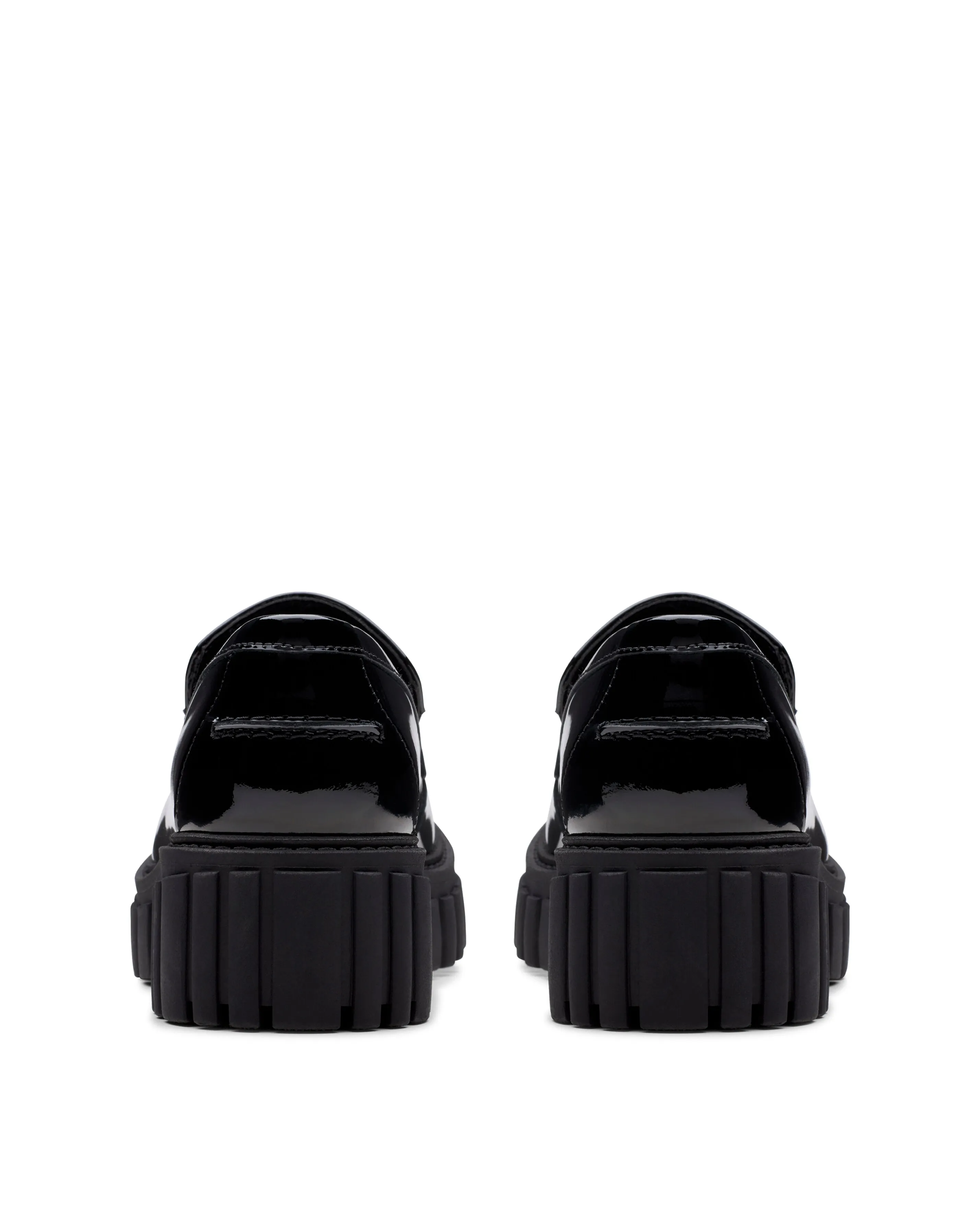 Clarks Page Patent Leather Loafer Standard Fit | Simply Be