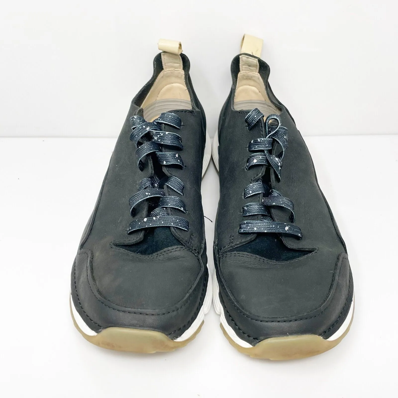 Clarks Womens Tri Spark Black Running Shoes Sneakers Size 9 M