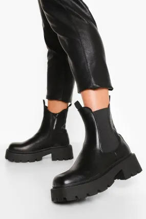 Cleated Chunky Combat Boots