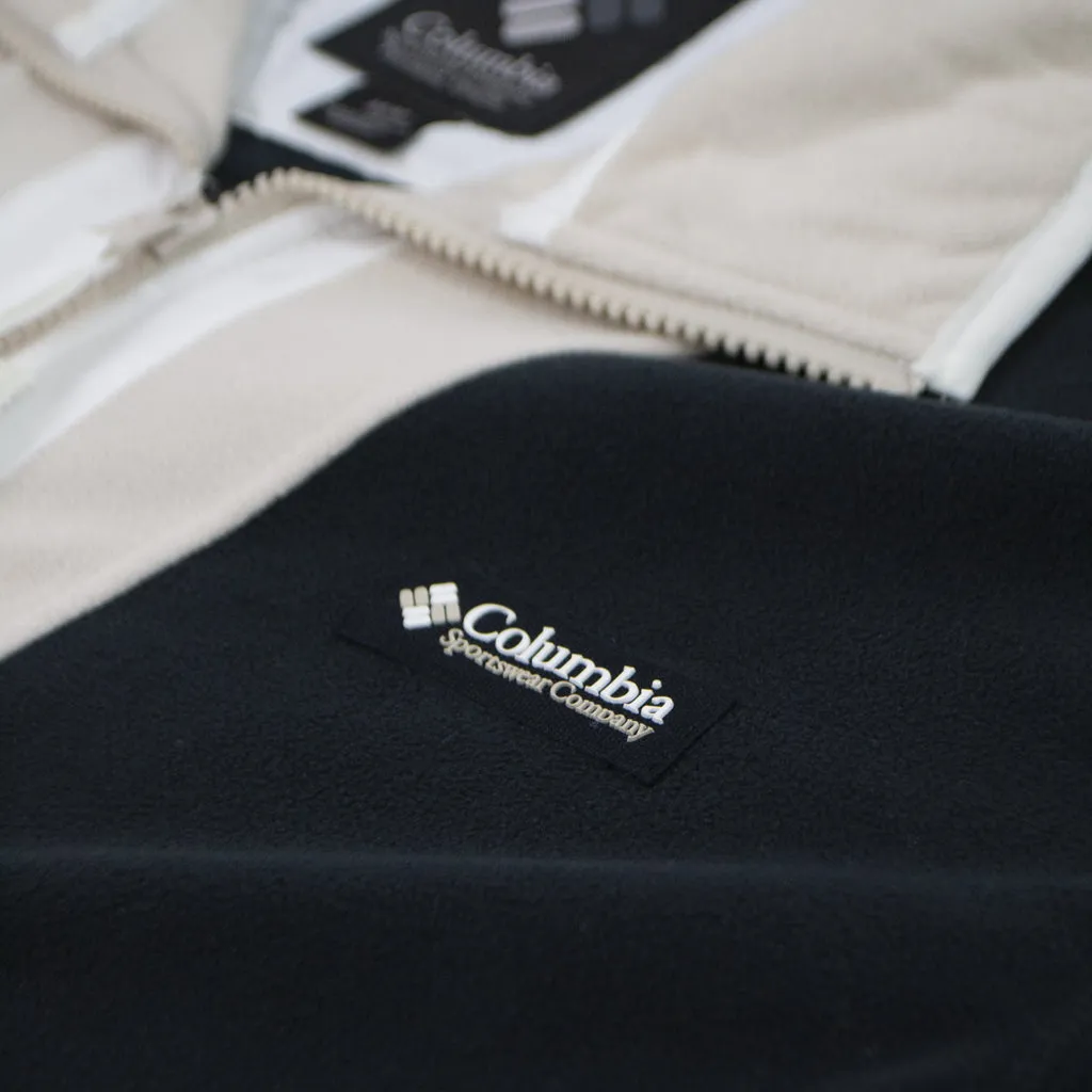 Columbia Back Bowl Lightweight Fleece - Black / Dark Stone / White