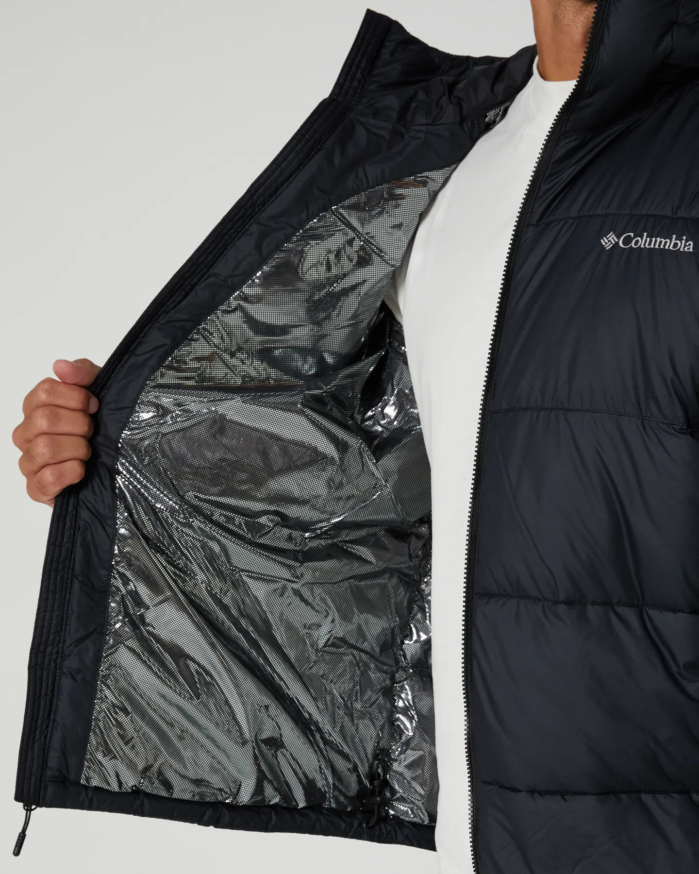 Columbia Pike Lake Ii  Hooded Puffer - Black | SurfStitch