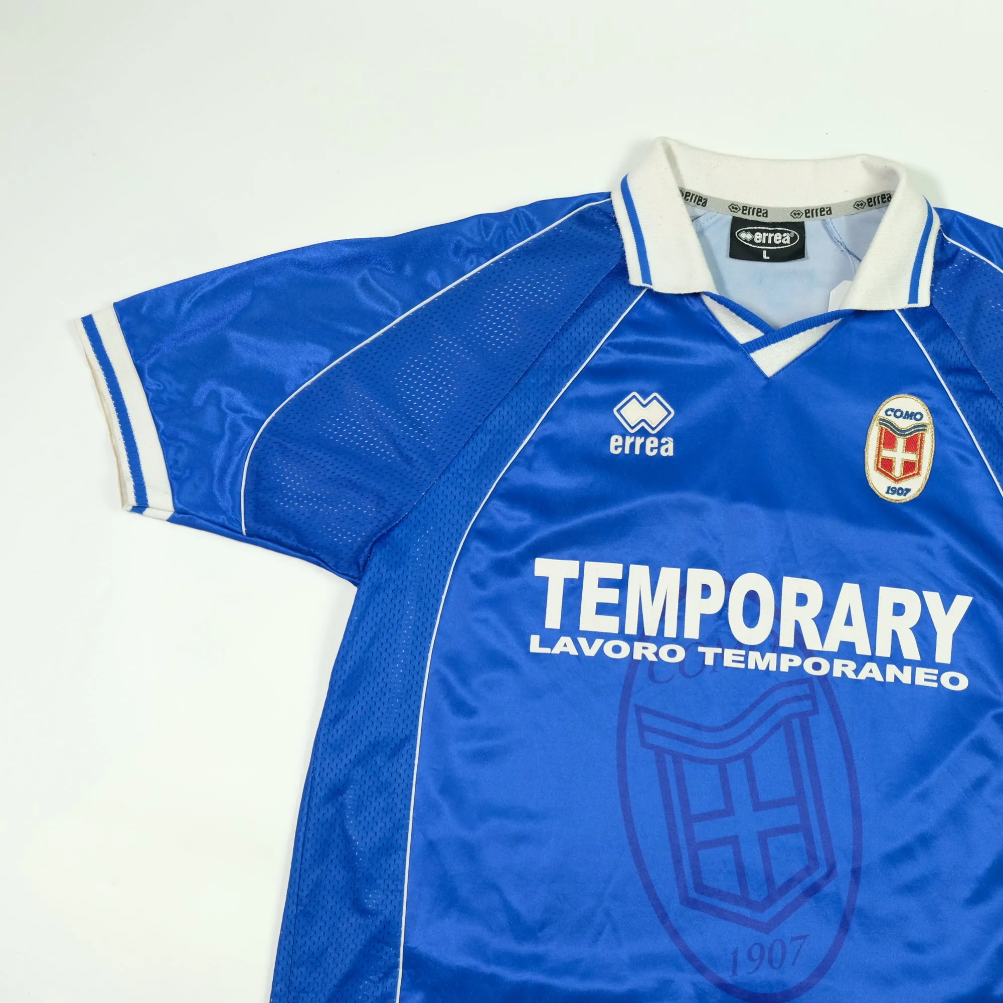 Como Calcio (Italy) Errea Original 2002/2003 Home Football Shirt Large